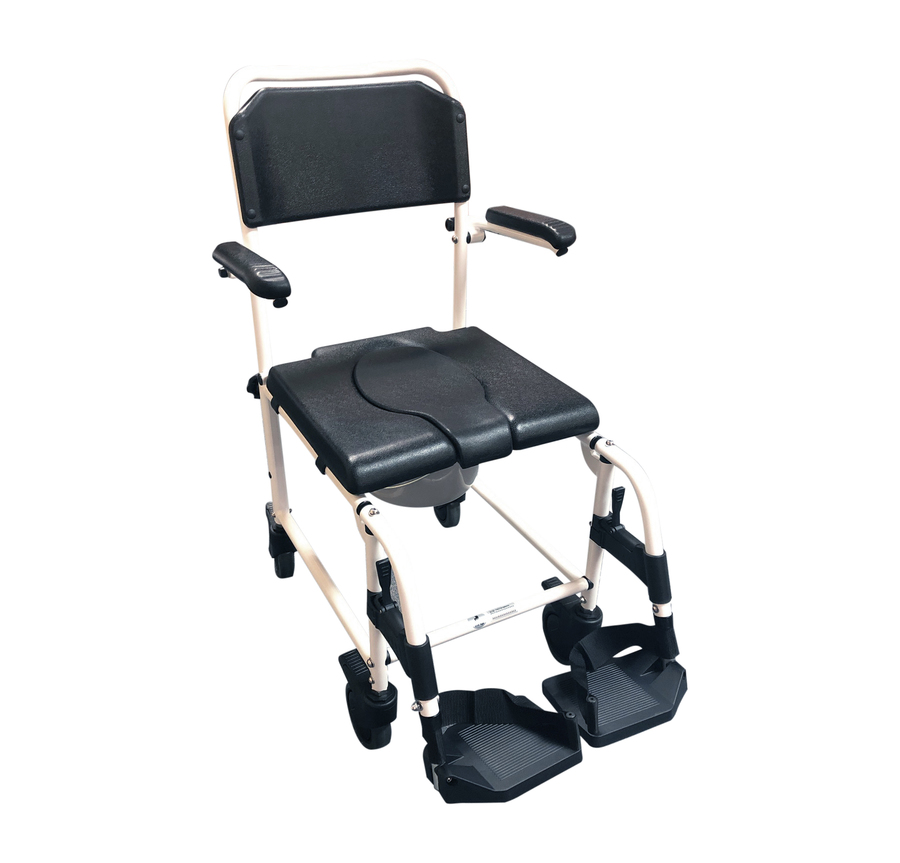 GM Deluxe Mobile Commode and Shower Chair